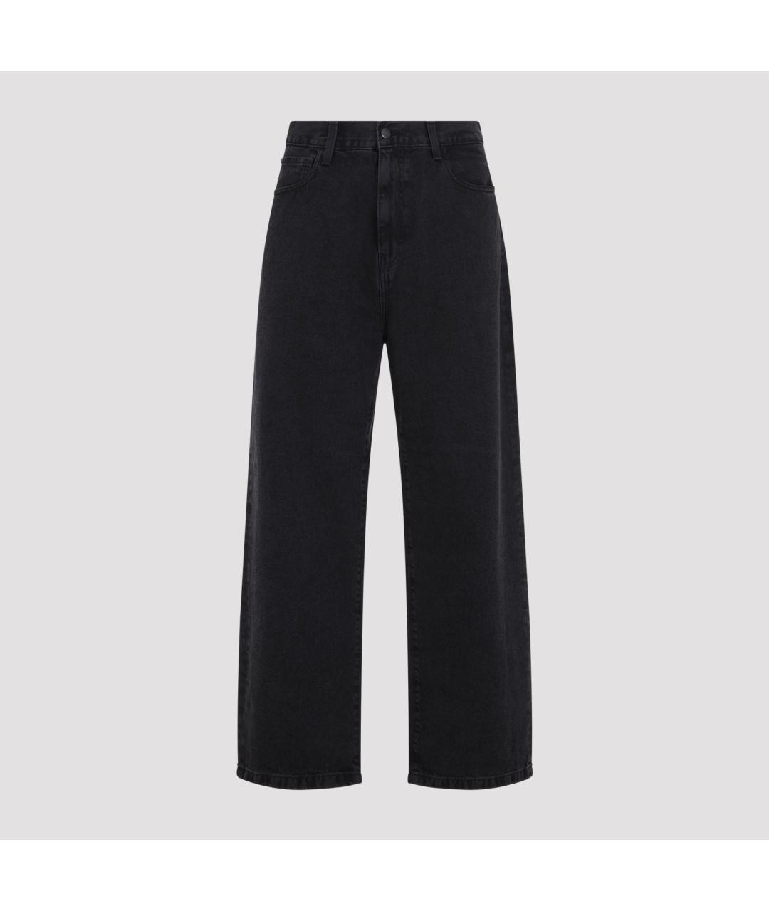 CARHARTT WIP Черные хлопковые прямые джинсы, фото 2