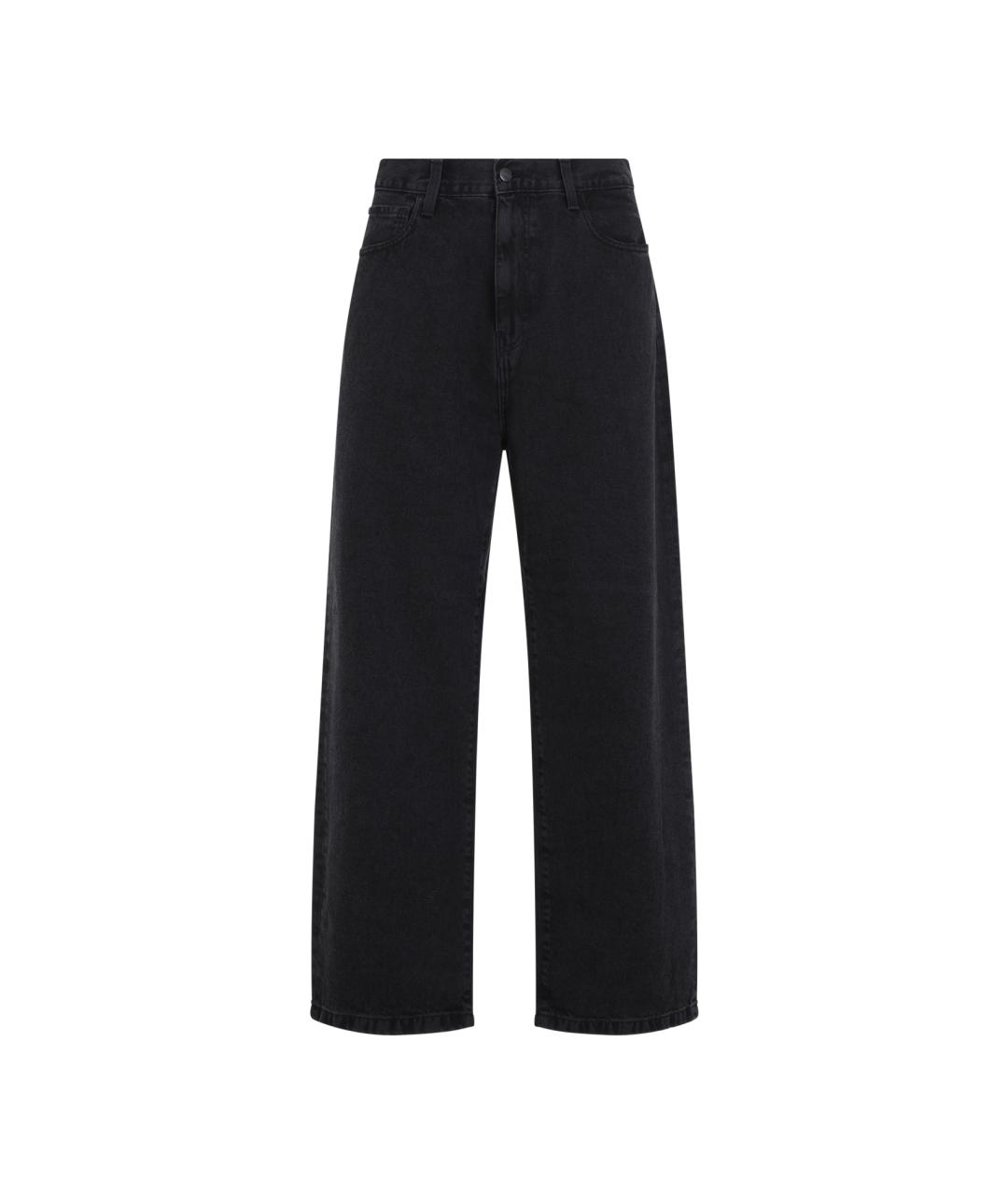 CARHARTT WIP Черные хлопковые прямые джинсы, фото 1