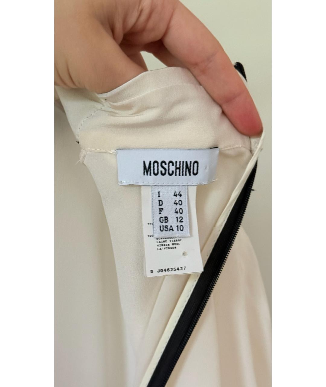 MOSCHINO Белое вечернее платье, фото 7