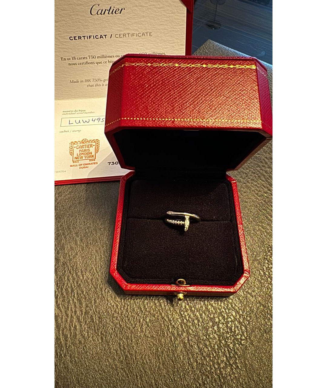 CARTIER Серебряное кольцо из белого золота, фото 8