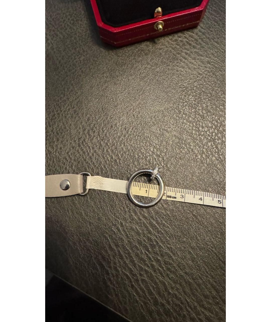 CARTIER Серебряное кольцо из белого золота, фото 4