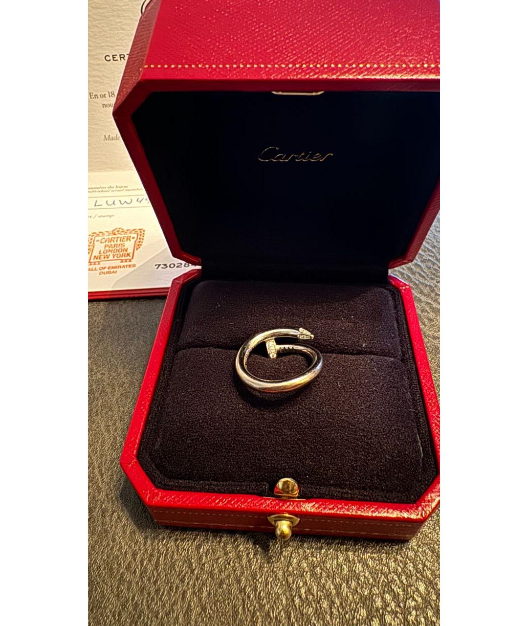 CARTIER Серебряное кольцо из белого золота, фото 2