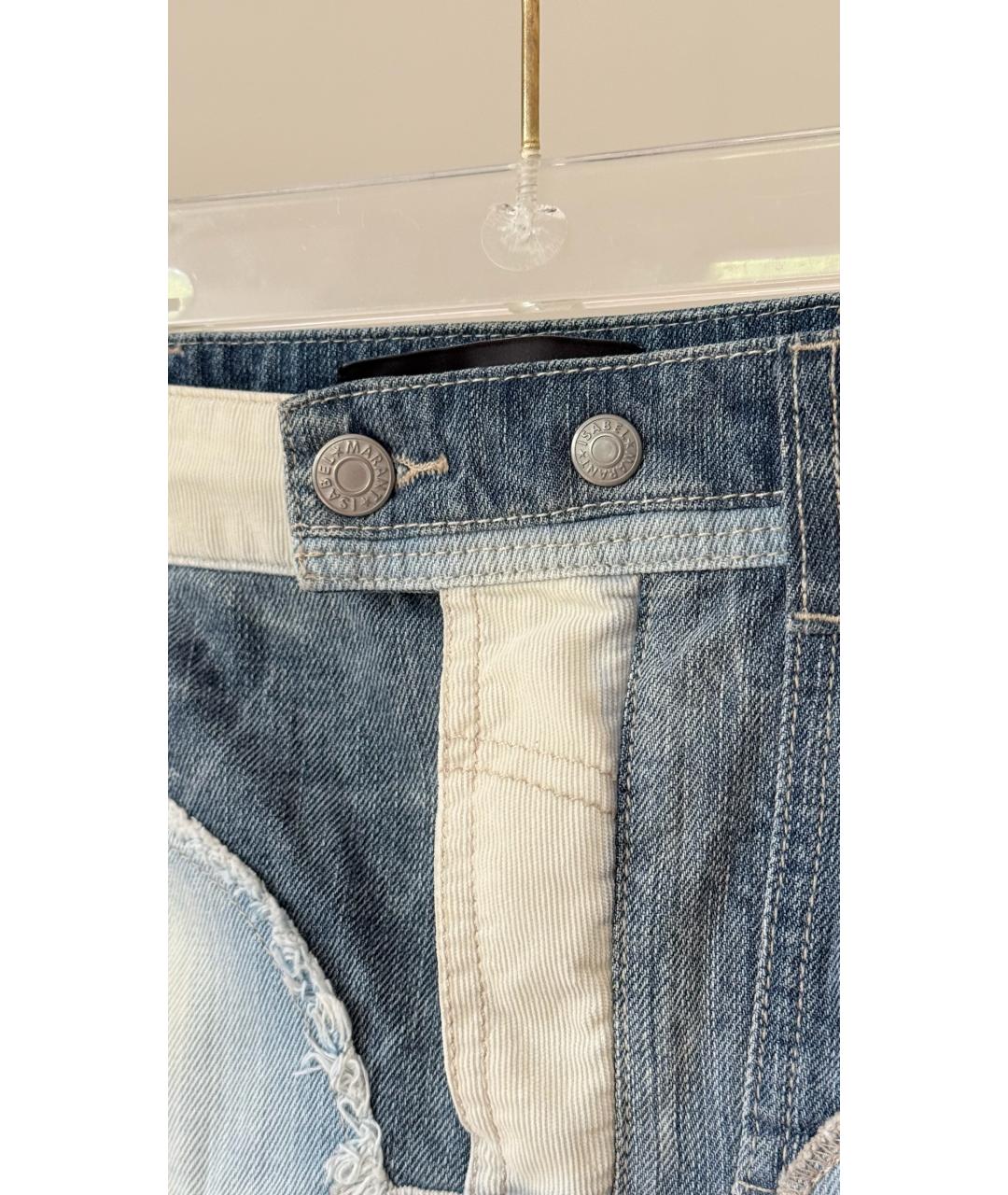 ISABEL MARANT Голубая юбка мини, фото 6