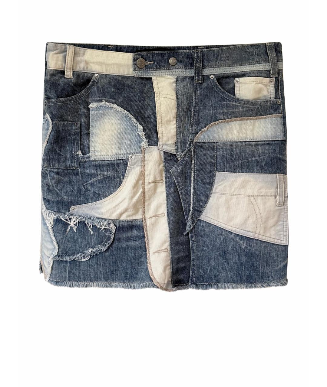ISABEL MARANT Голубая юбка мини, фото 1