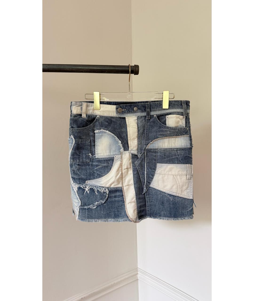 ISABEL MARANT Голубая юбка мини, фото 10