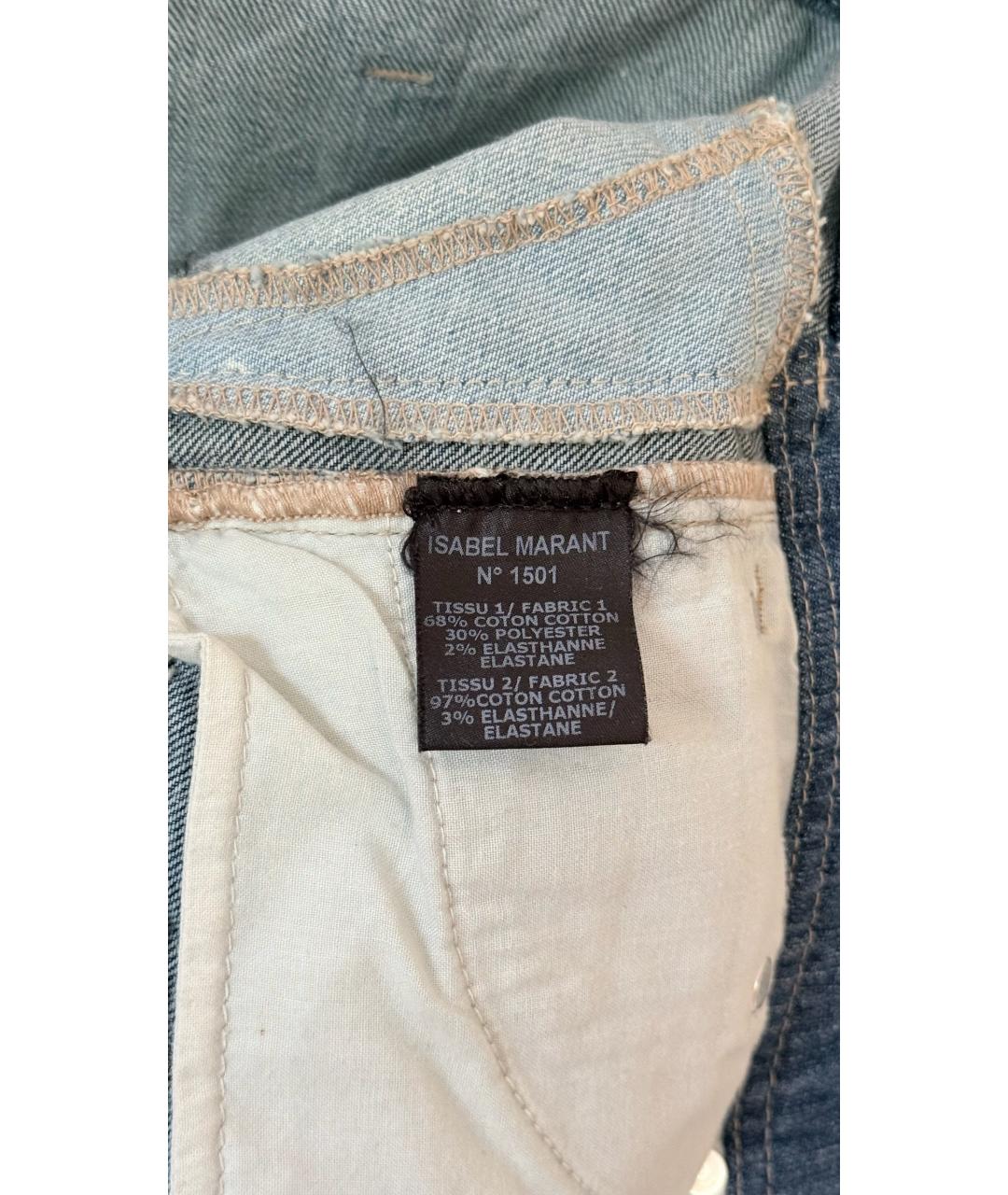 ISABEL MARANT Голубая юбка мини, фото 9