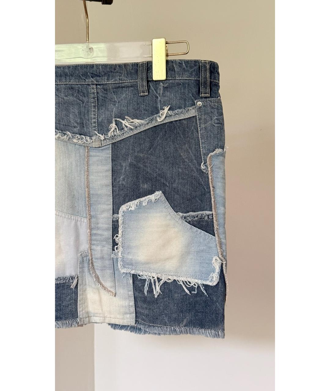 ISABEL MARANT Голубая юбка мини, фото 3