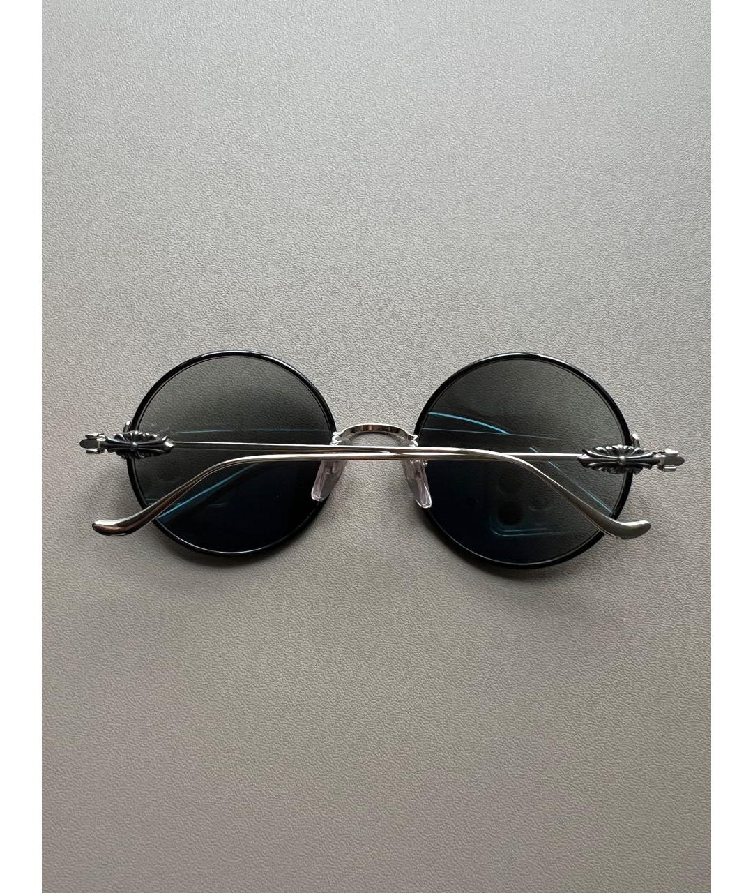 CHROME HEARTS Черные пластиковые солнцезащитные очки, фото 6
