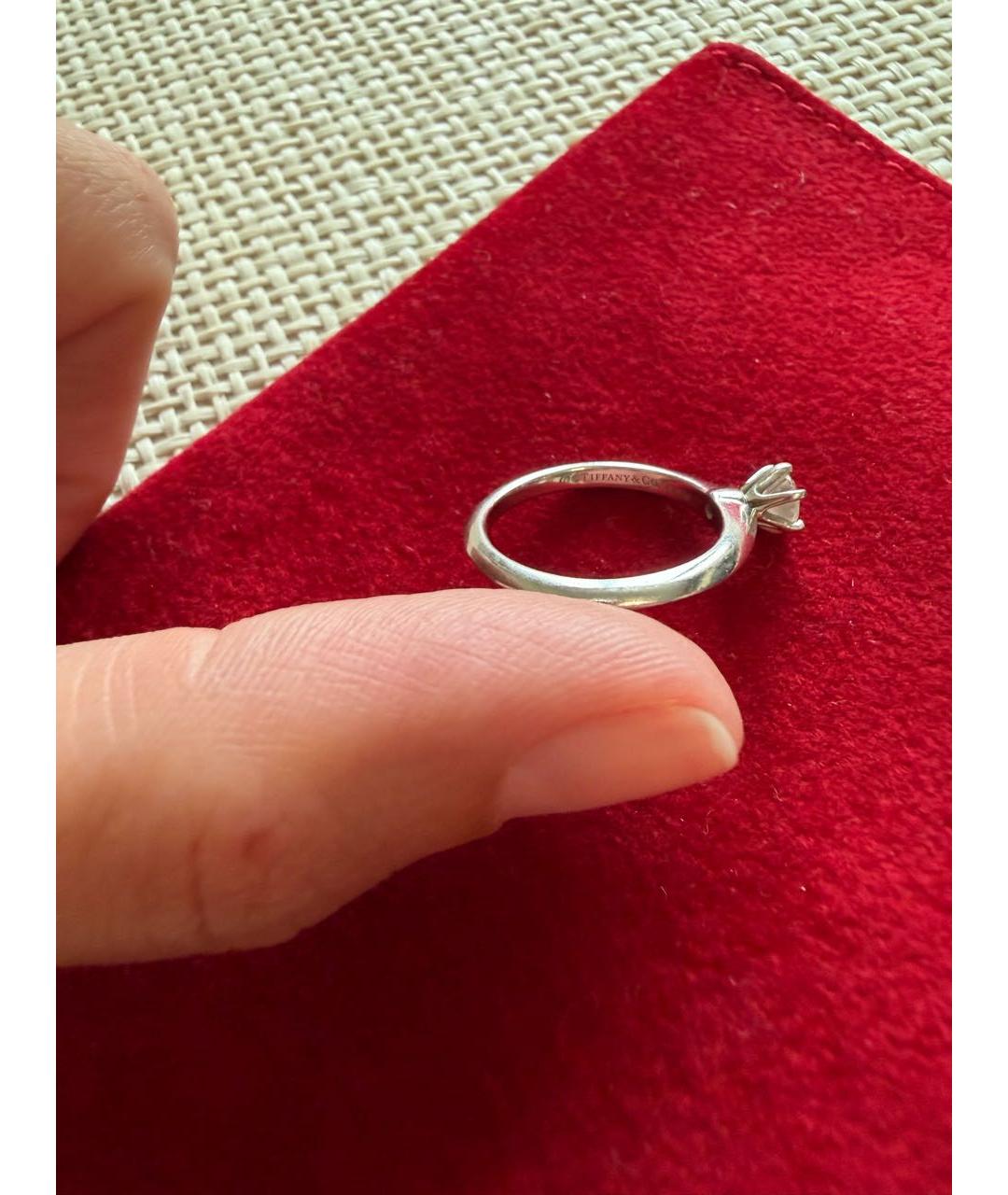 TIFFANY&CO Серебряное платиновое кольцо, фото 3