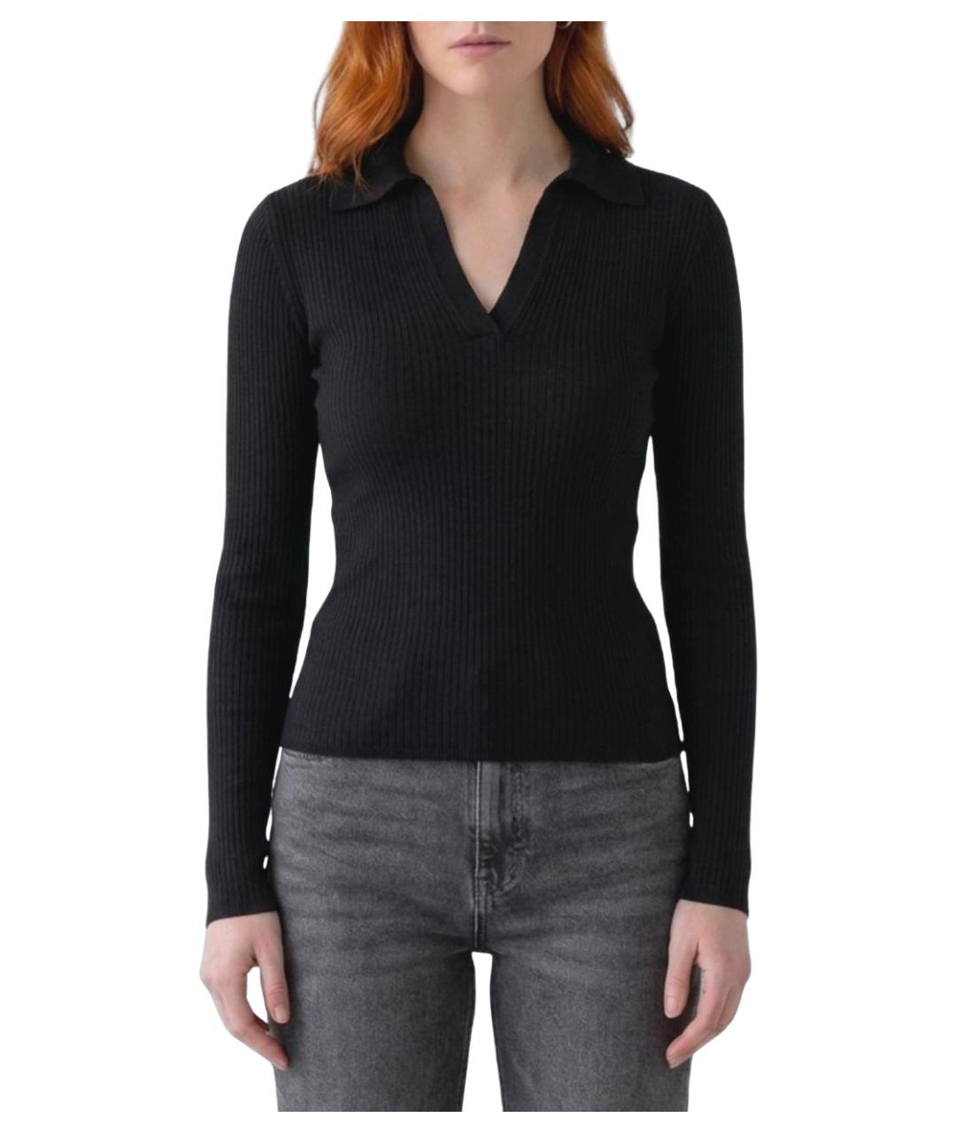 MAX MARA Черный кашемировый джемпер / свитер, фото 1