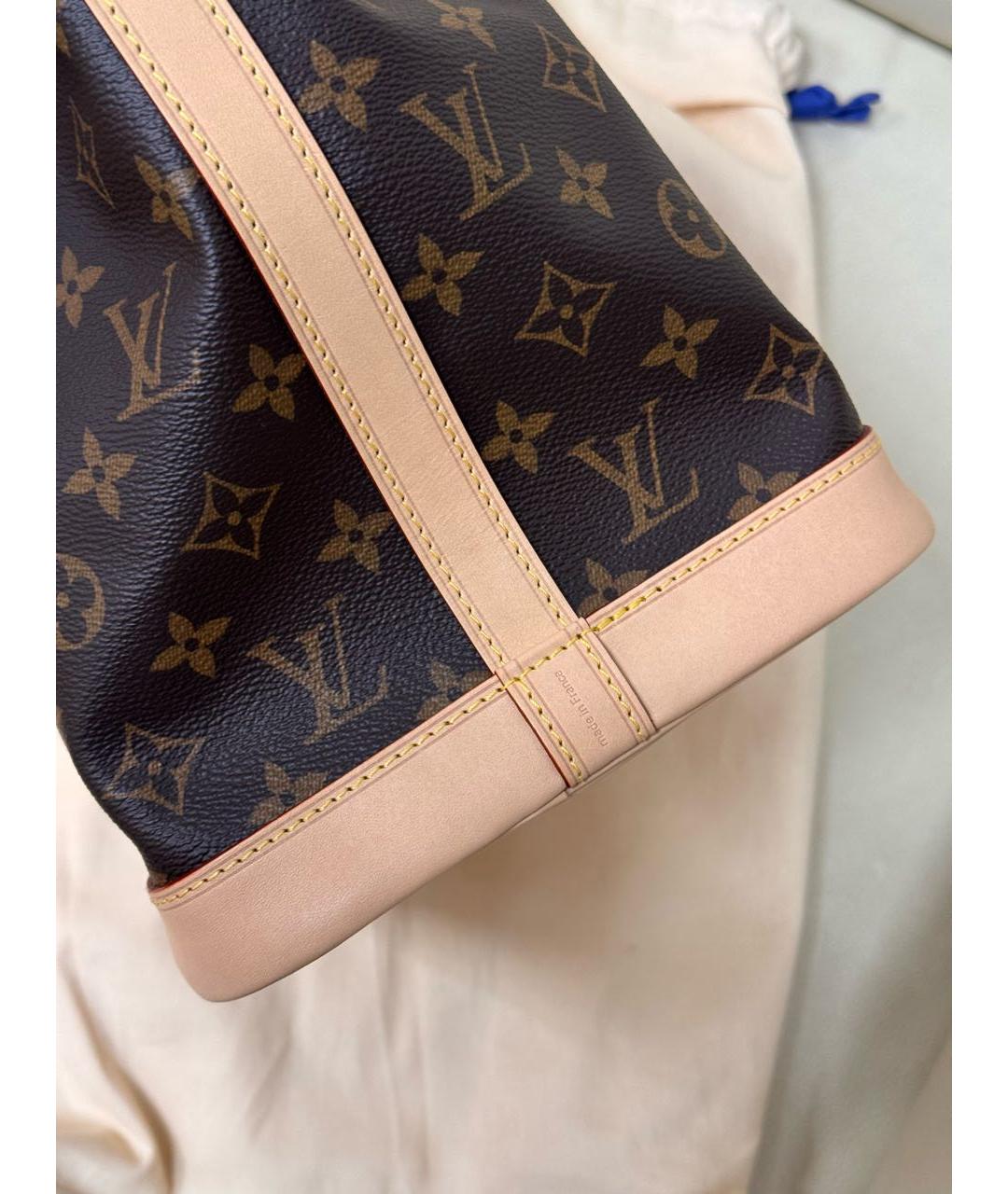 LOUIS VUITTON Коричневая канва сумка через плечо, фото 8