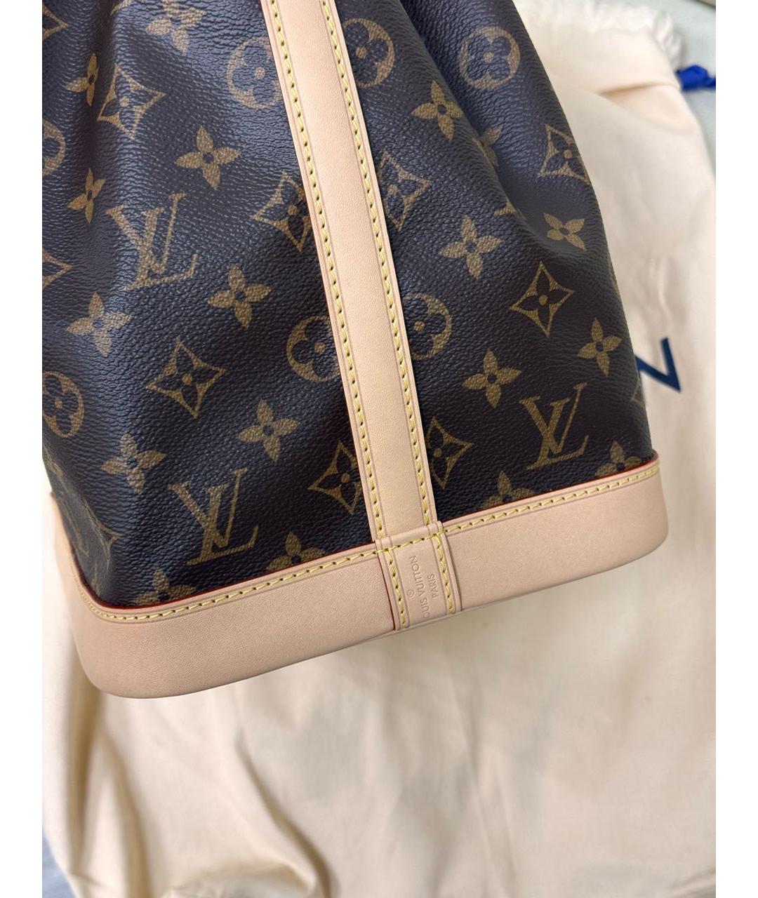 LOUIS VUITTON Коричневая канва сумка через плечо, фото 7