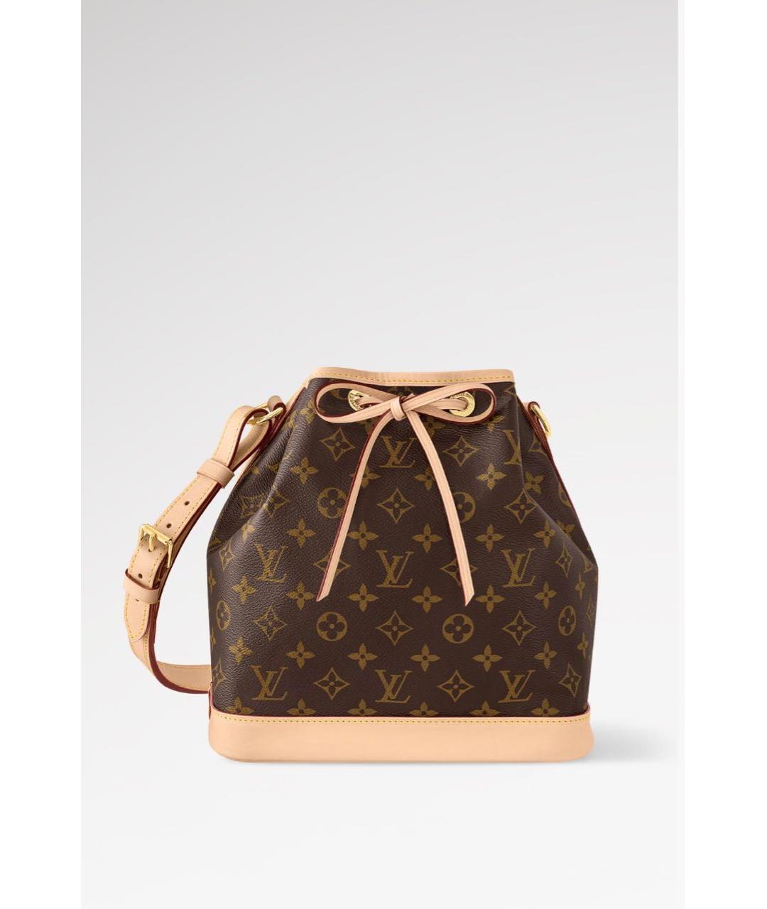 LOUIS VUITTON Коричневая канва сумка через плечо, фото 9
