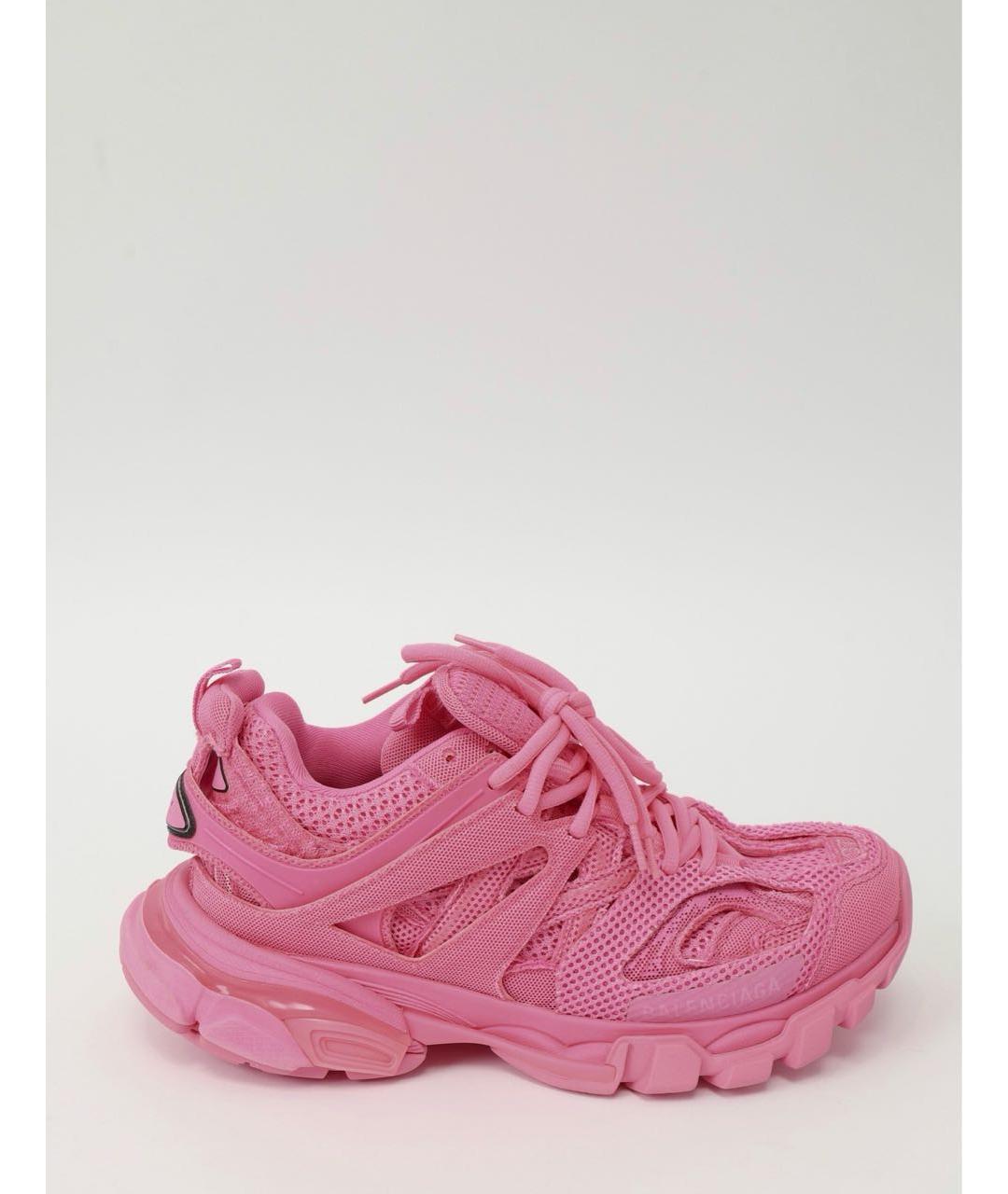 BALENCIAGA Розовые текстильные кроссовки, фото 8