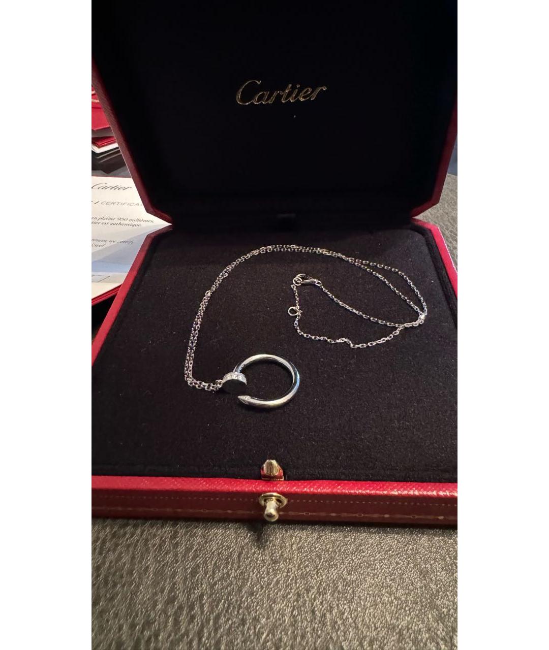 CARTIER Серебряная подвеска из белого золота, фото 3