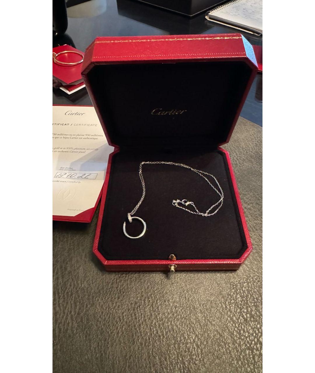CARTIER Серебряная подвеска из белого золота, фото 2