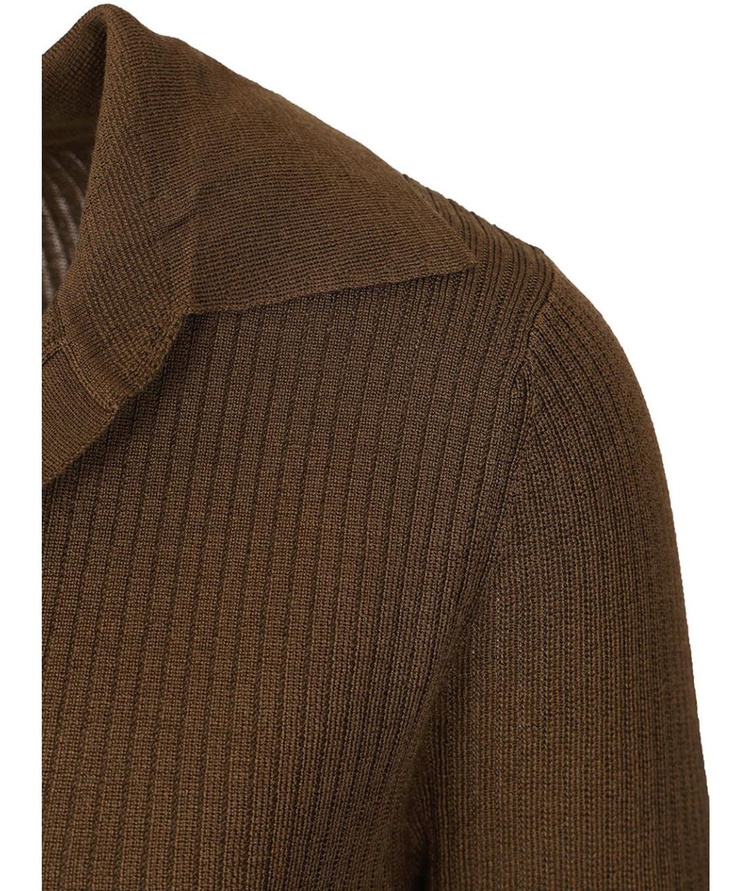MAX MARA Зеленый шелковый джемпер / свитер, фото 4