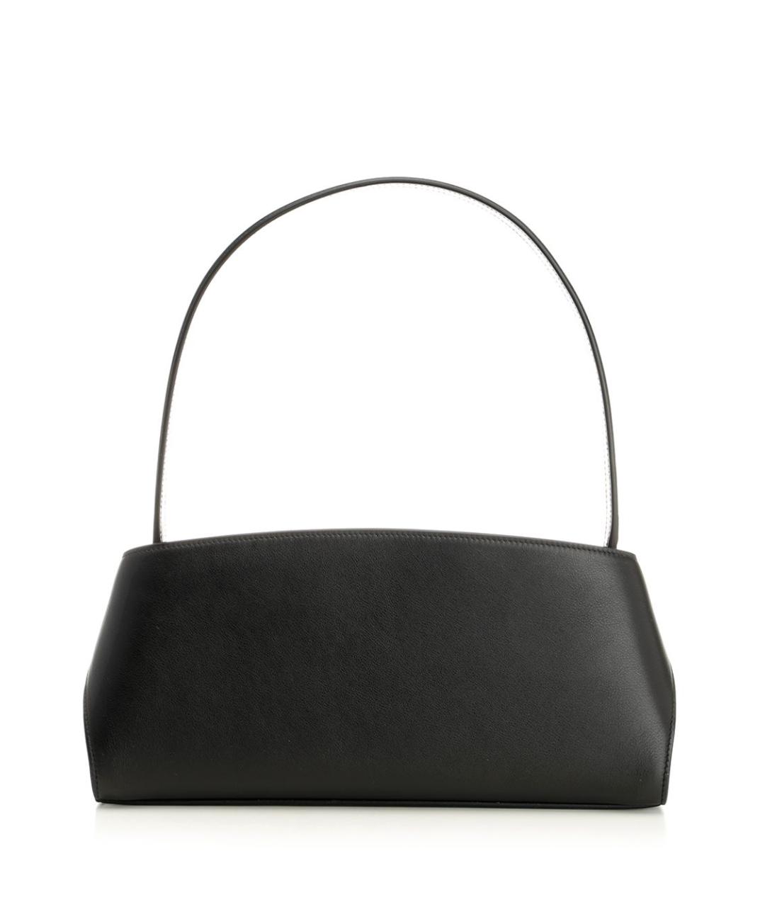 FERRAGAMO Черная кожаная сумка через плечо, фото 3
