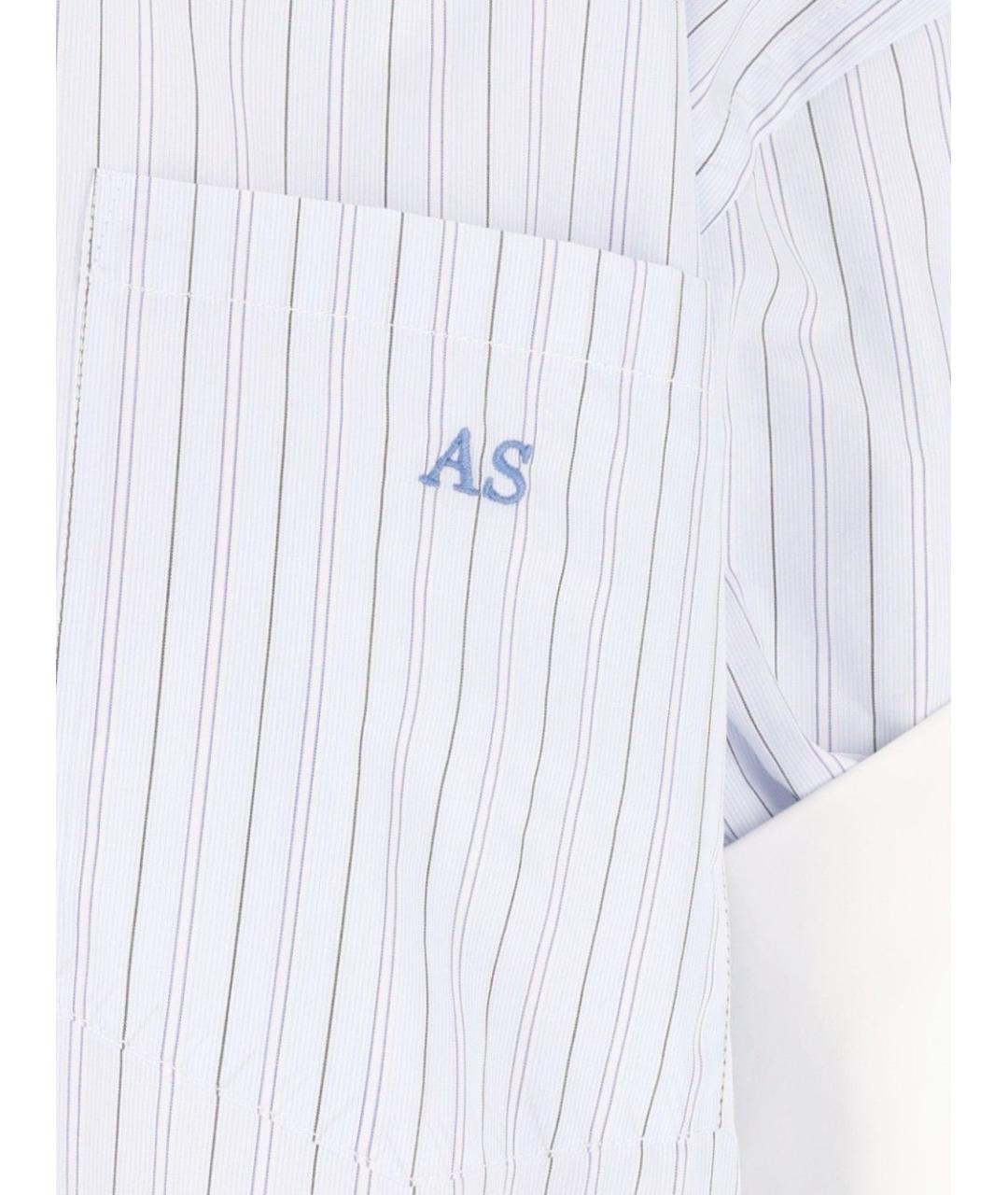 ACNE STUDIOS Голубая хлопковая рубашка, фото 3