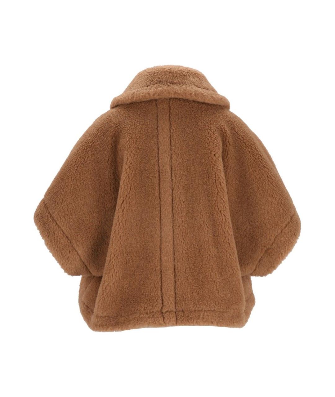 MAX MARA Коричневое шерстяное пальто, фото 2