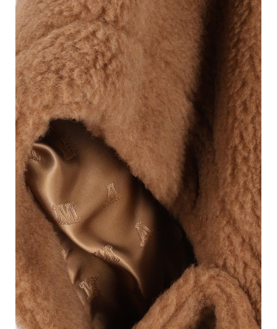 MAX MARA Коричневое шерстяное пальто, фото 4