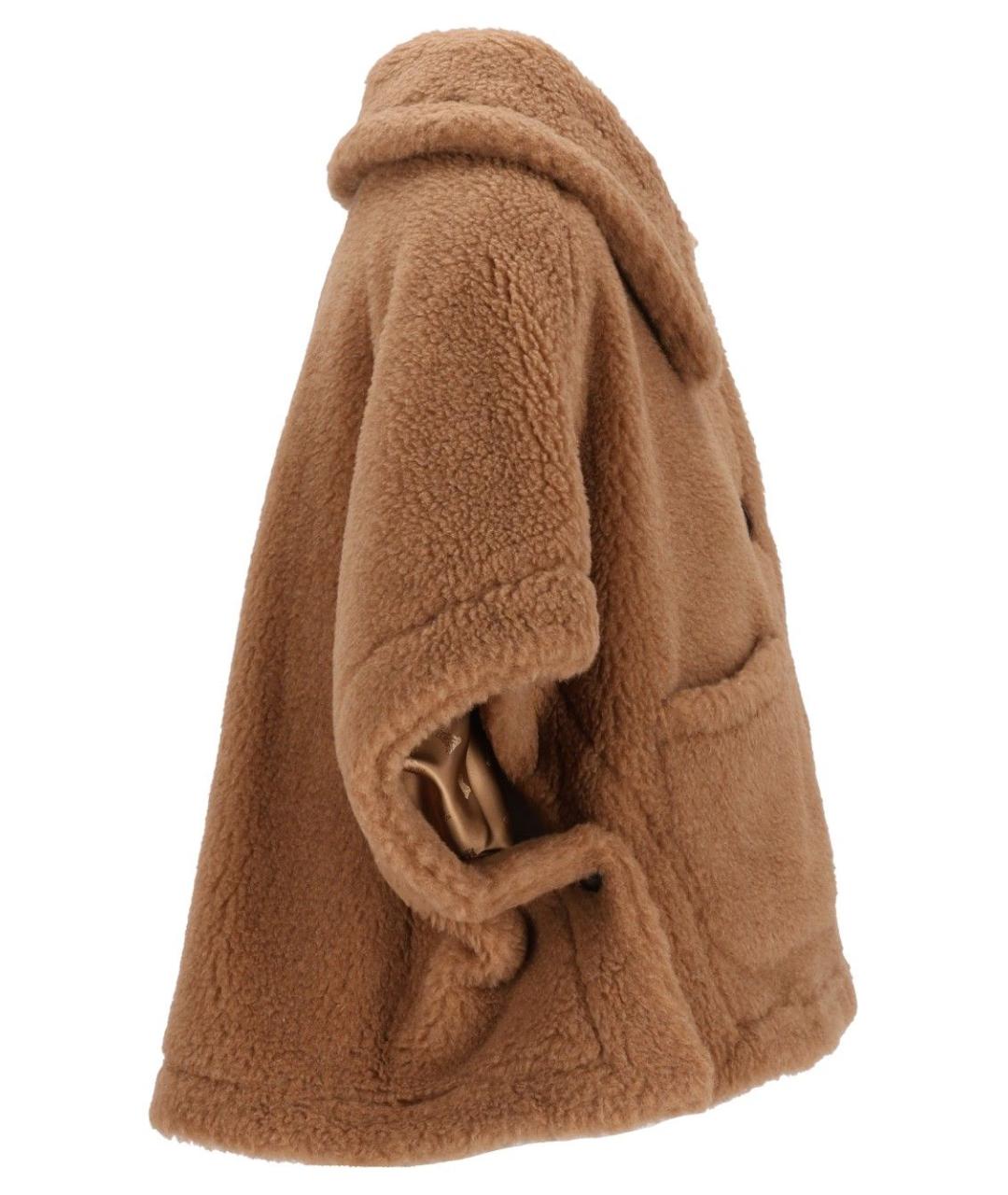 MAX MARA Коричневое шерстяное пальто, фото 3