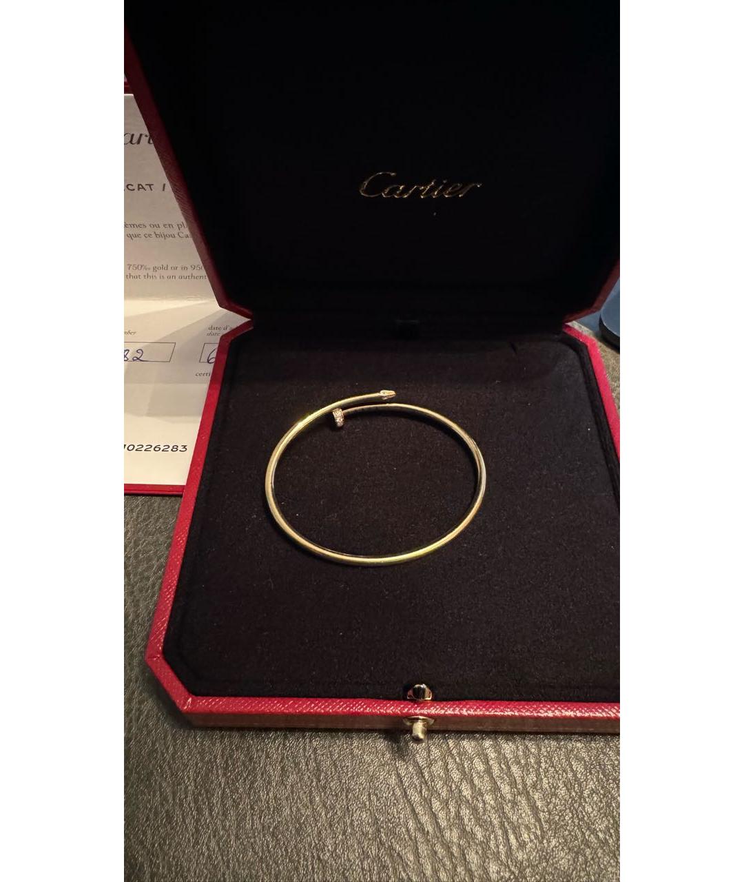 CARTIER Золотой браслет из желтого золота, фото 4
