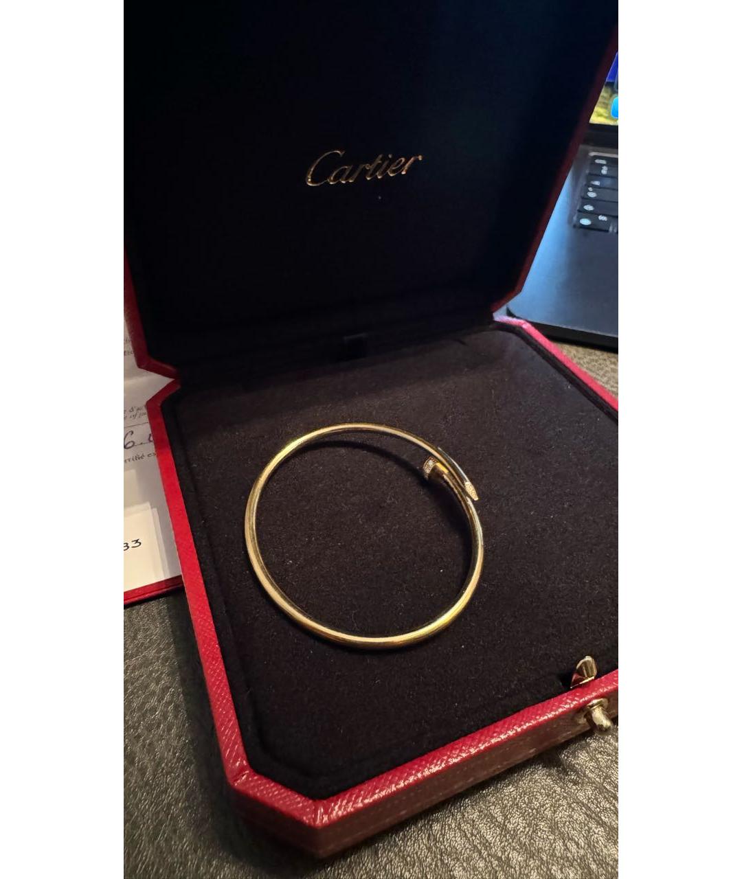 CARTIER Золотой браслет из желтого золота, фото 3