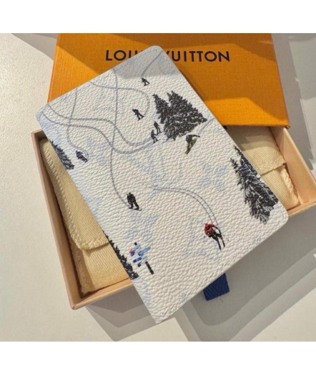 LOUIS VUITTON Белый кардхолдер, фото 4