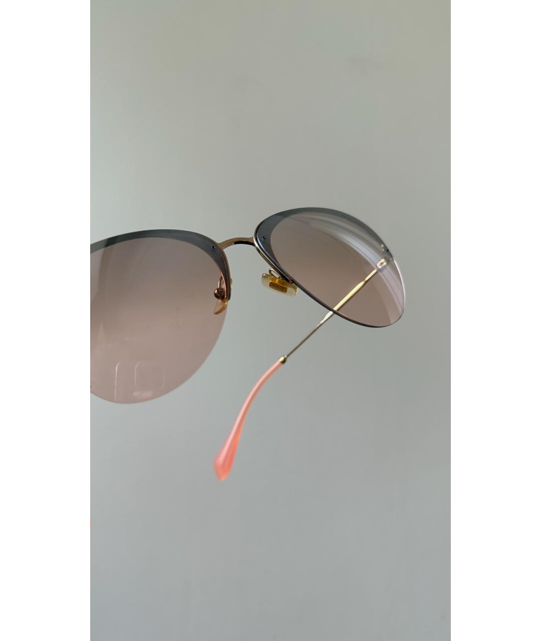 MIU MIU Розовые солнцезащитные очки, фото 2