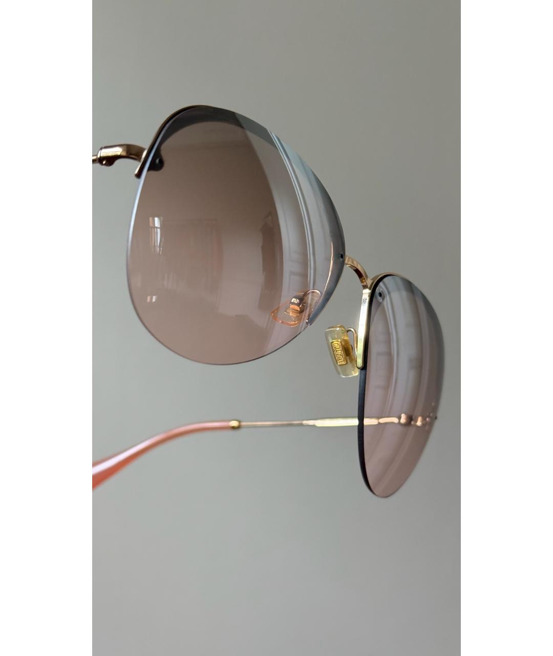 MIU MIU Розовые солнцезащитные очки, фото 5