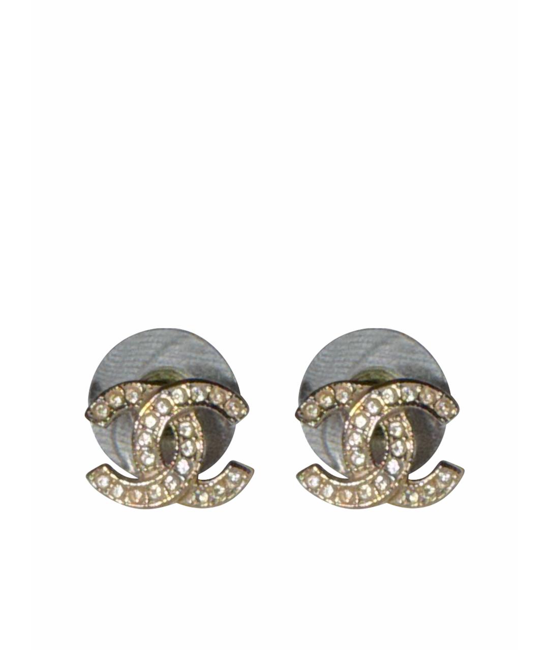 CHANEL Золотые серьги, фото 1