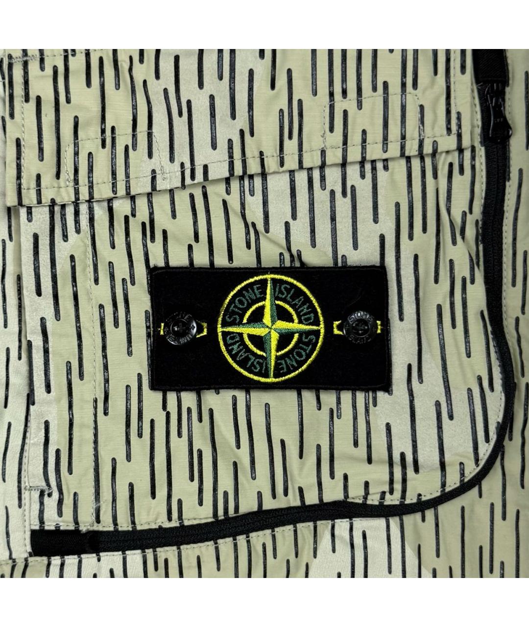 STONE ISLAND Горчичные повседневные брюки, фото 4