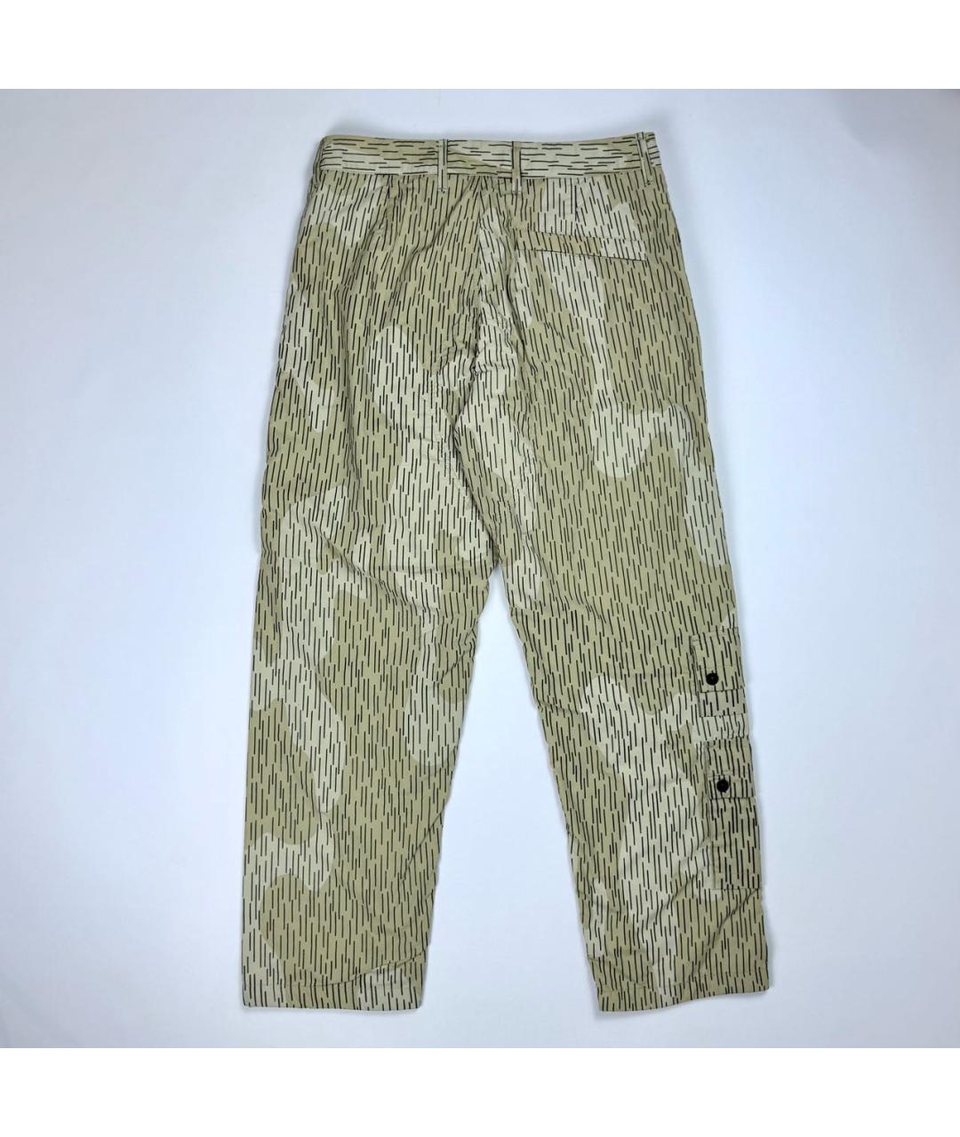 STONE ISLAND Горчичные повседневные брюки, фото 2