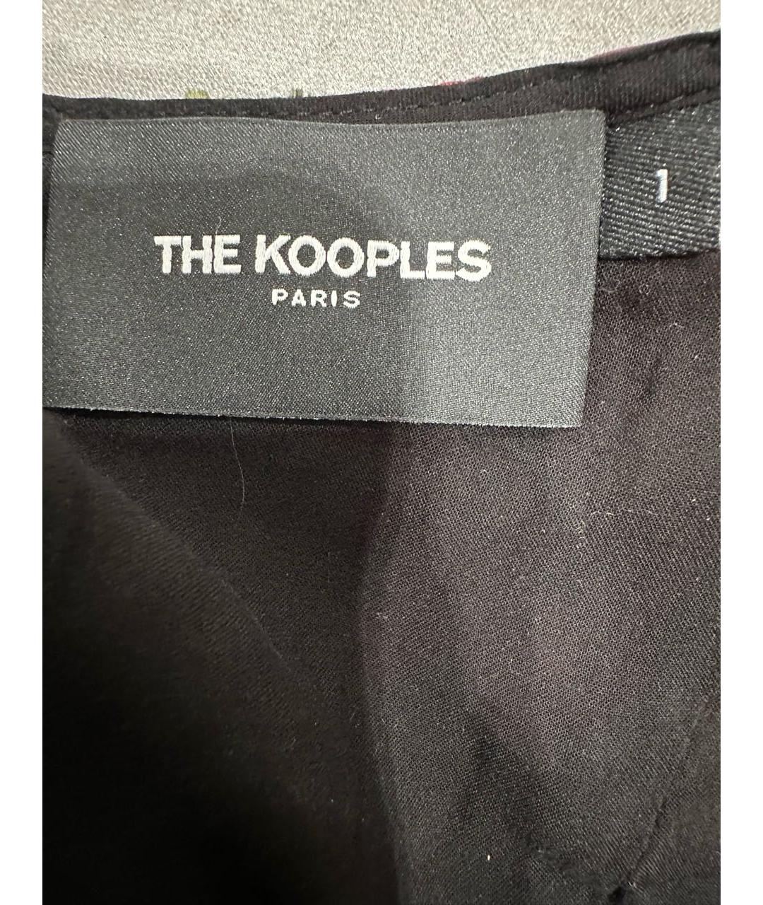 THE KOOPLES Мульти шелковое коктейльное платье, фото 3