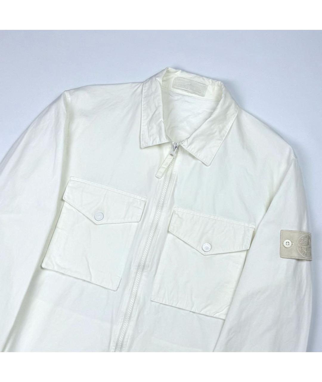 STONE ISLAND Белая куртка, фото 2