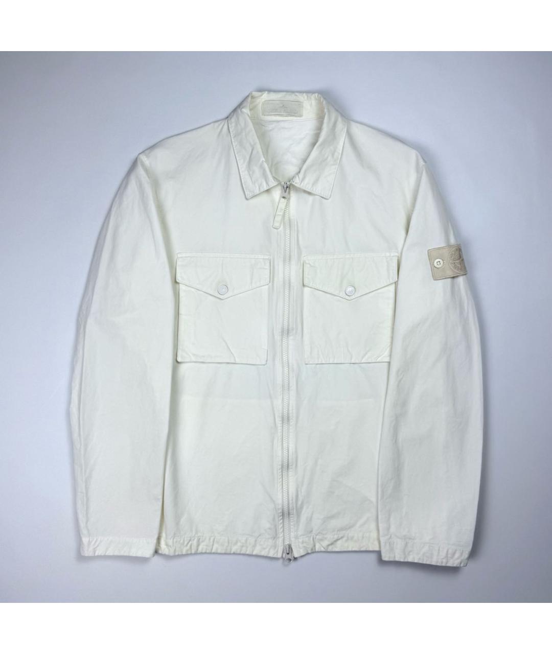 STONE ISLAND Белая куртка, фото 6