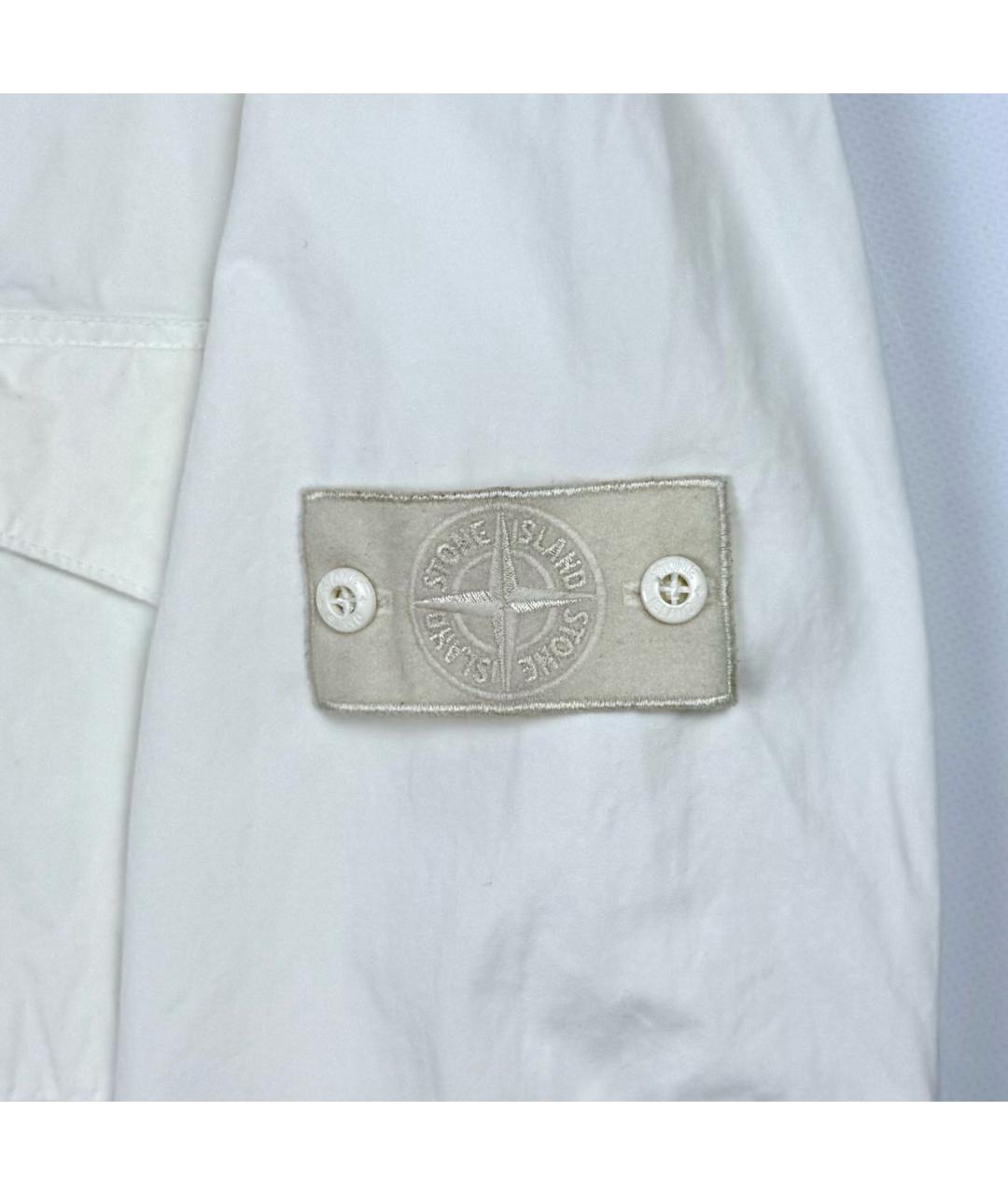 STONE ISLAND Белая куртка, фото 4
