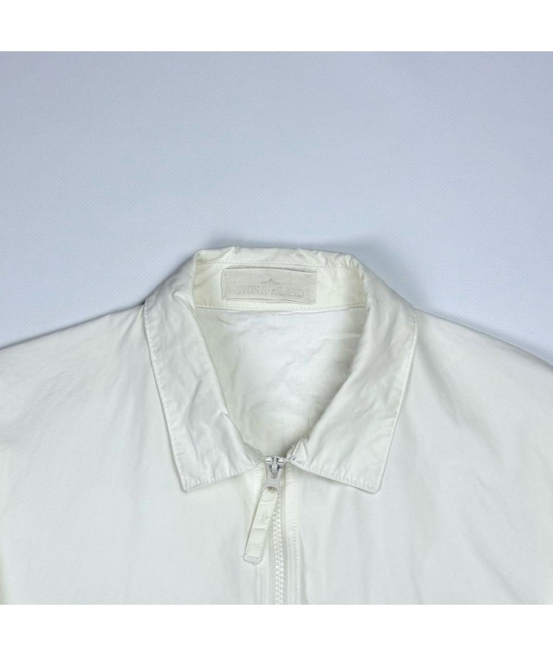STONE ISLAND Белая куртка, фото 3
