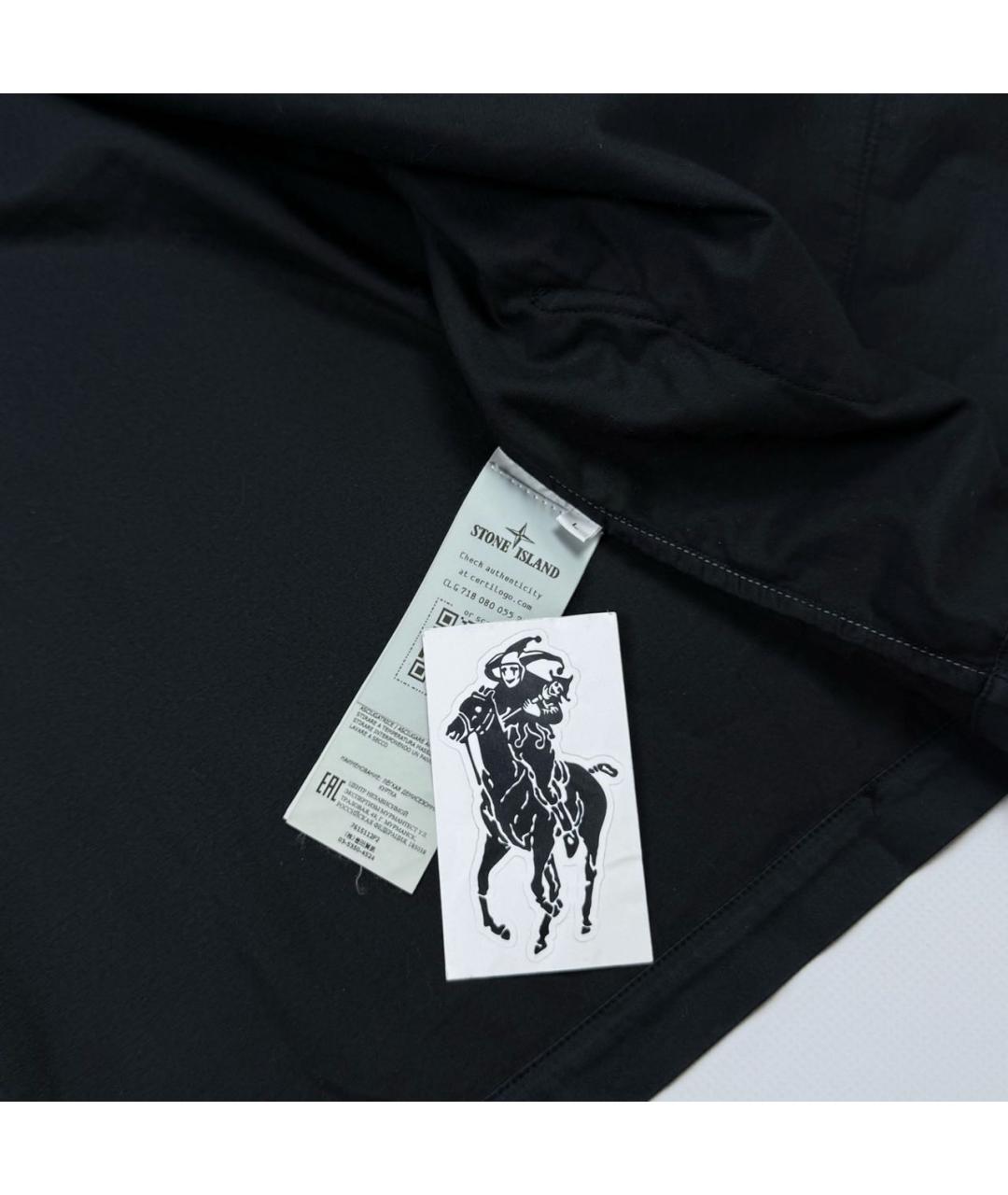 STONE ISLAND Черная куртка, фото 5