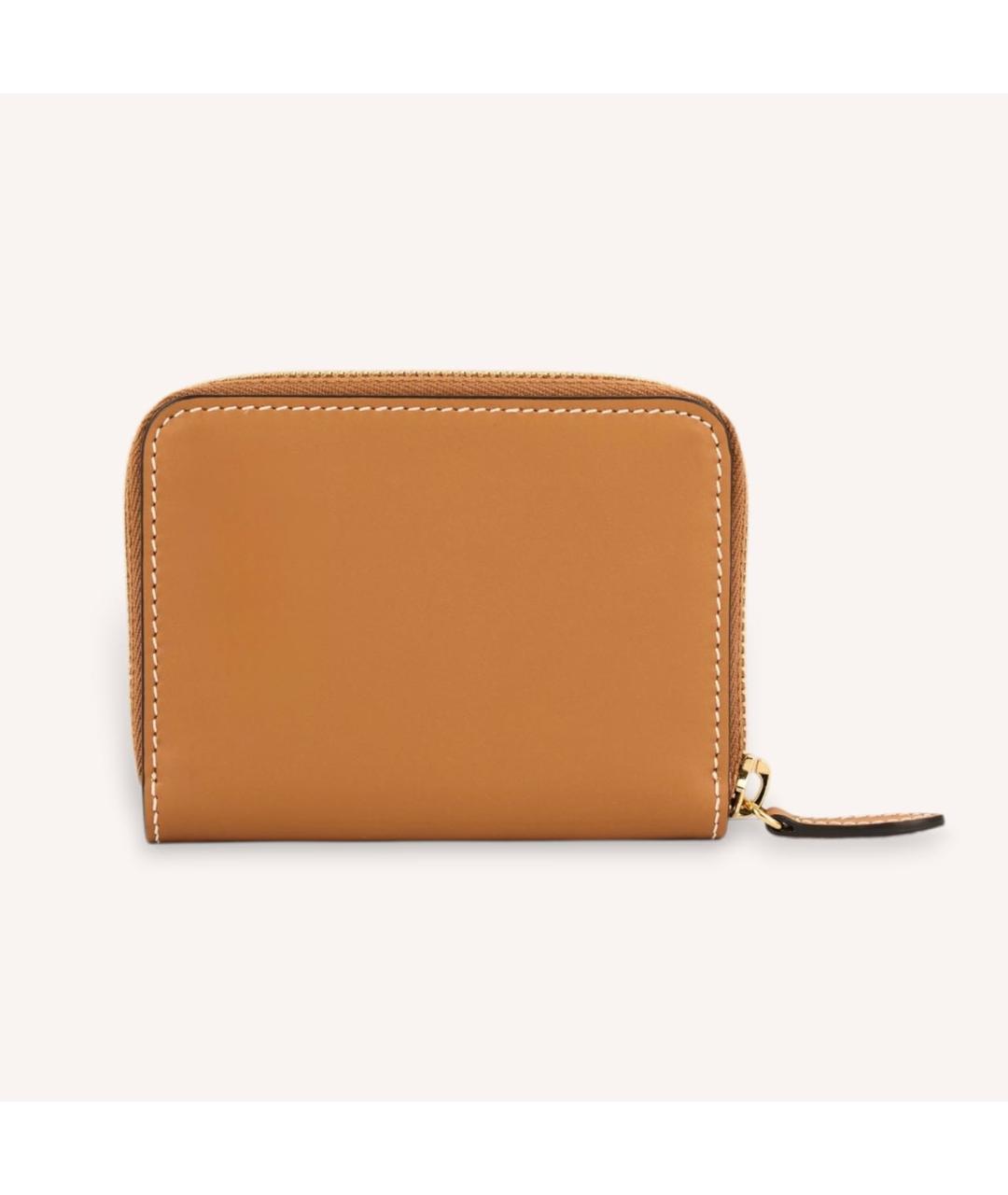 BURBERRY Коричневый кожаный кошелек, фото 3