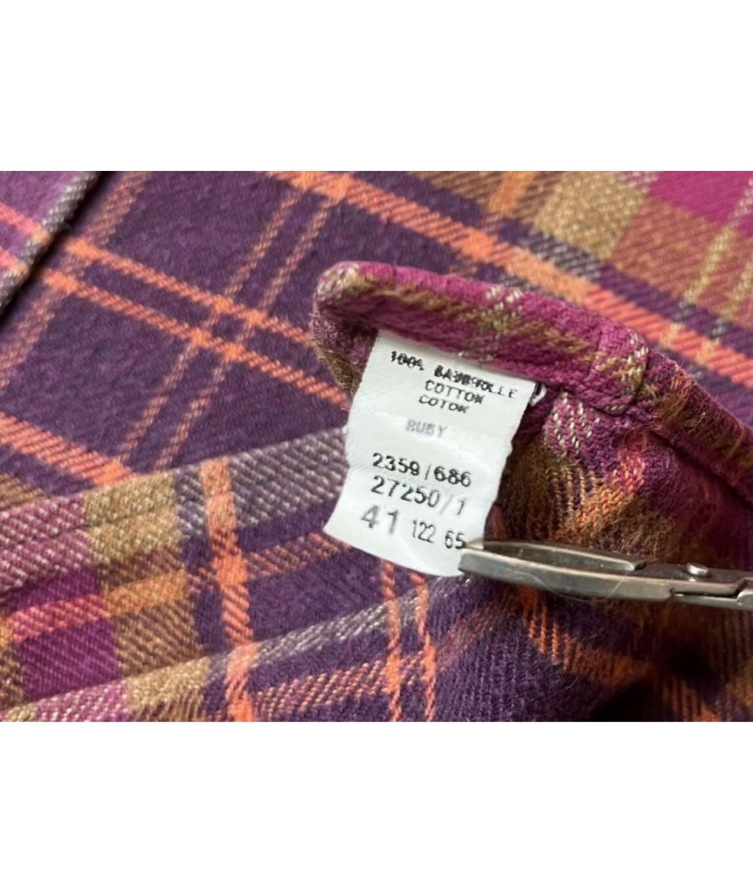 BOGNER Бордовая хлопковая кэжуал рубашка, фото 7