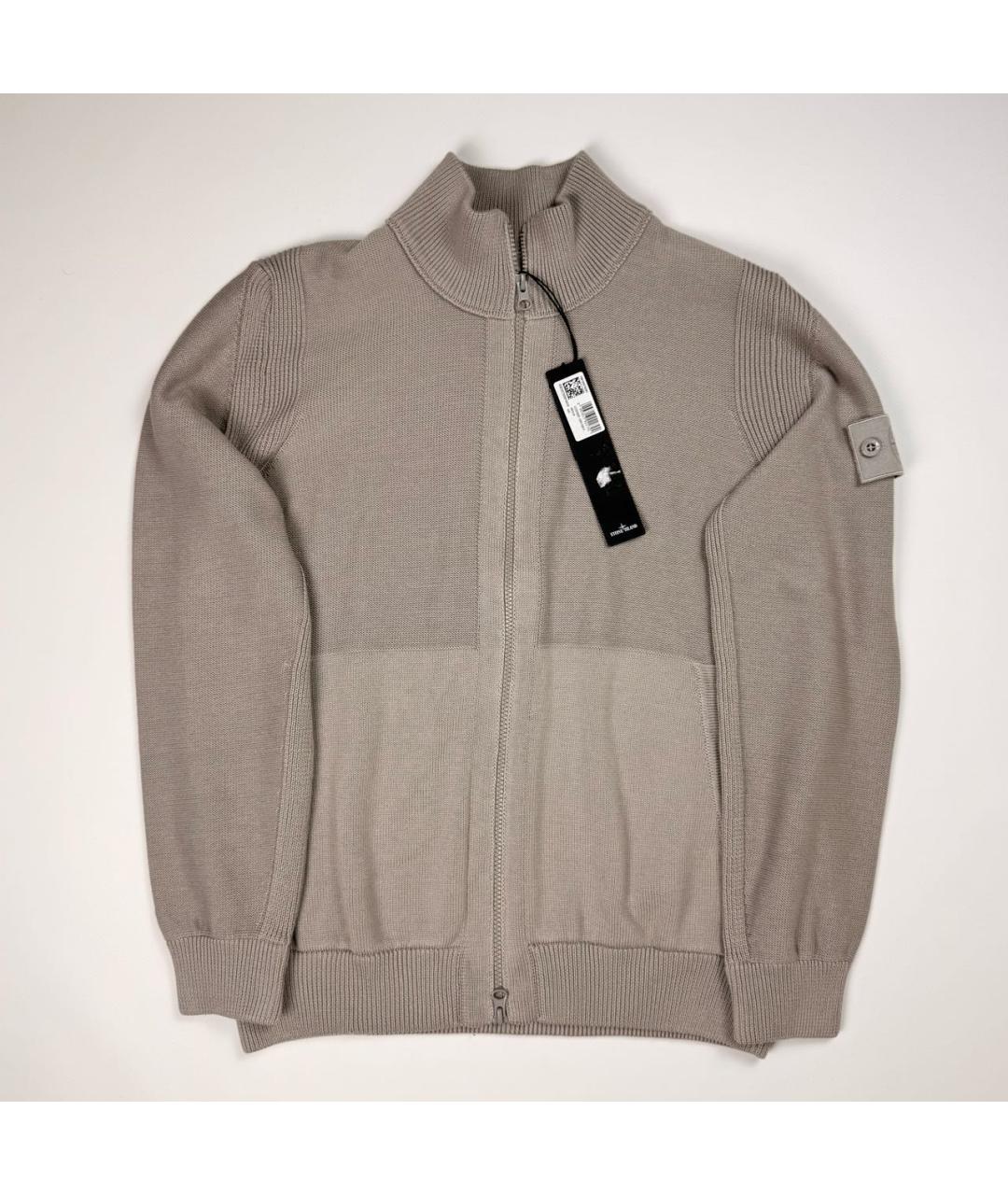 STONE ISLAND Серый кардиган, фото 6