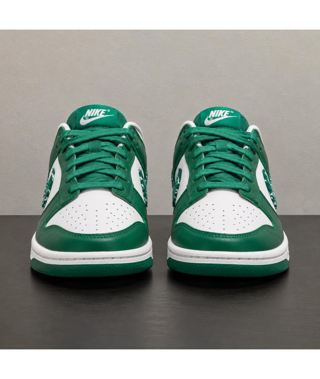 NIKE Зеленые кожаные кроссовки, фото 2
