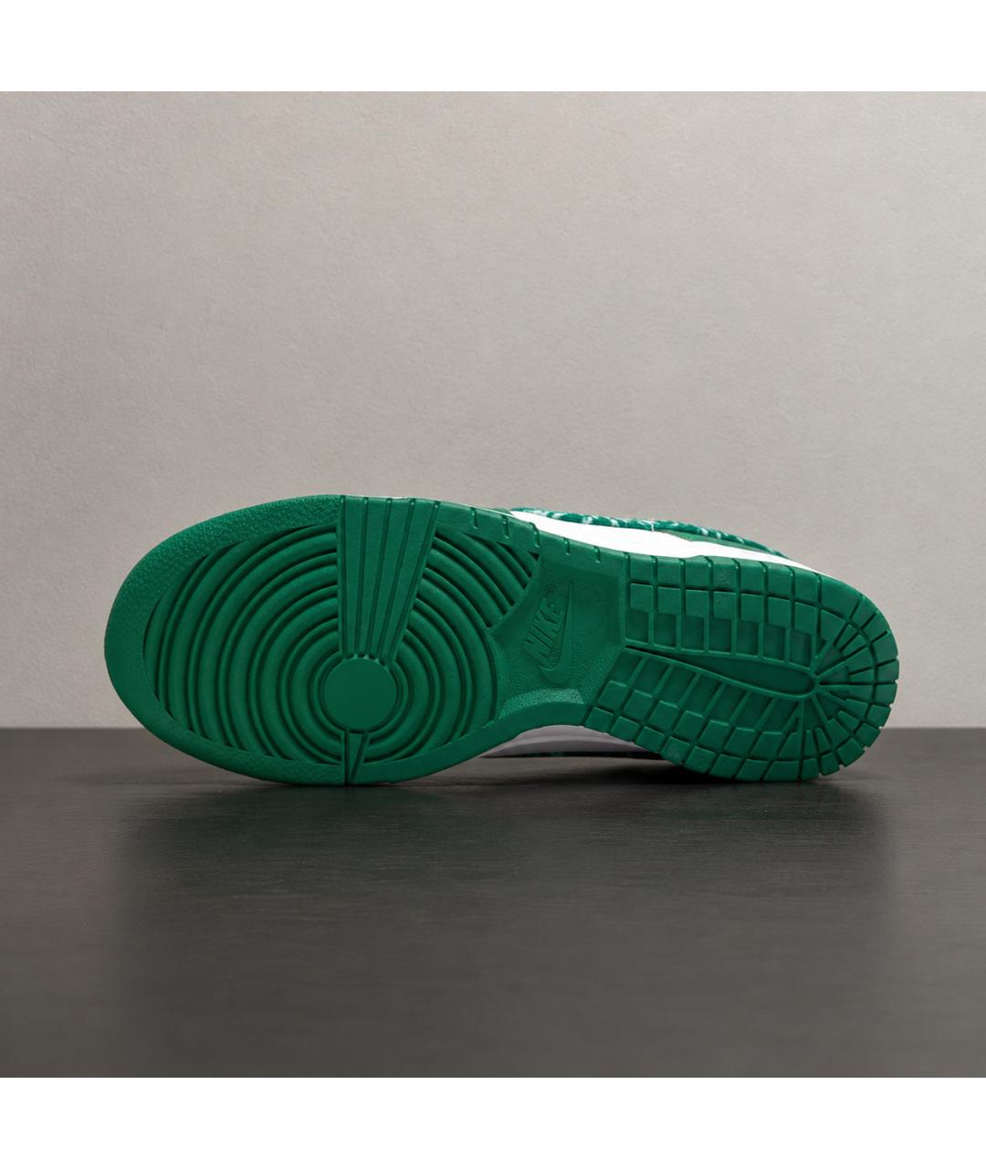 NIKE Зеленые кожаные кроссовки, фото 5