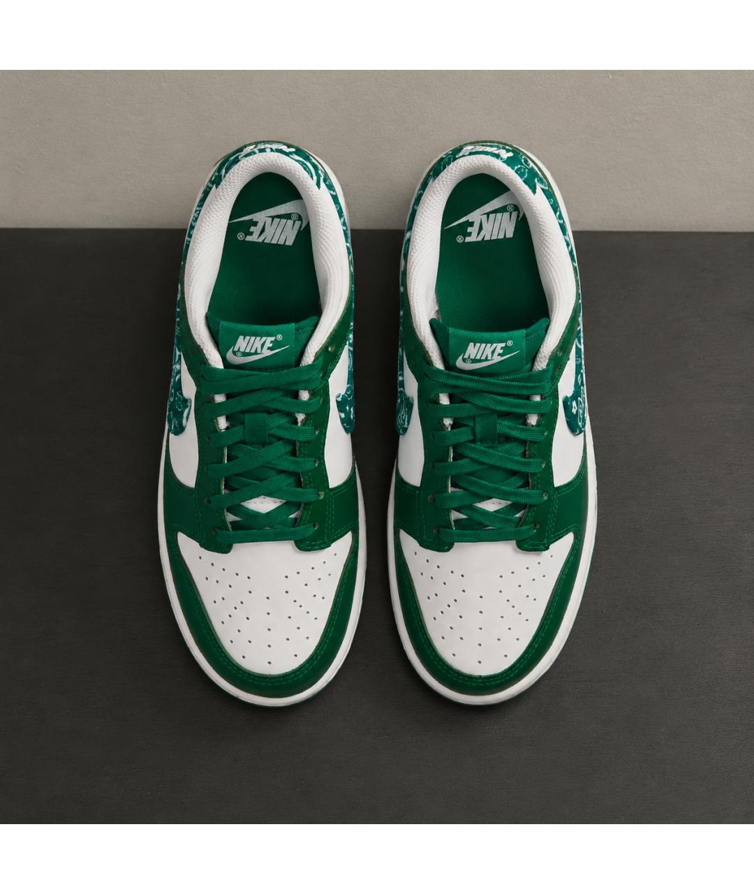 NIKE Зеленые кожаные кроссовки, фото 3
