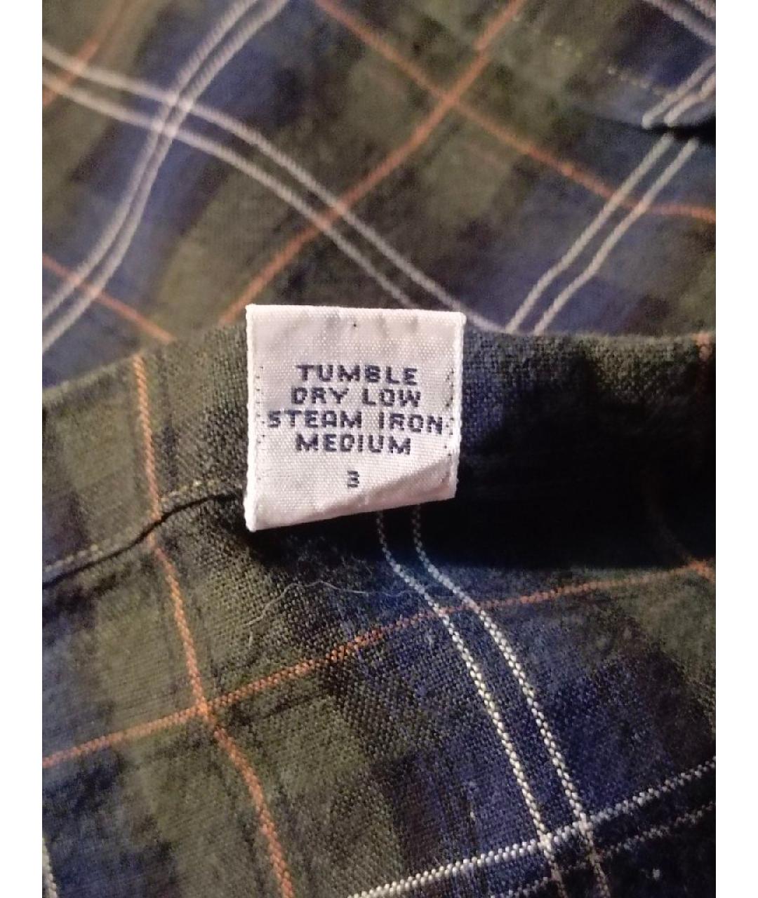 POLO RALPH LAUREN Темно-синяя хлопковая кэжуал рубашка, фото 4
