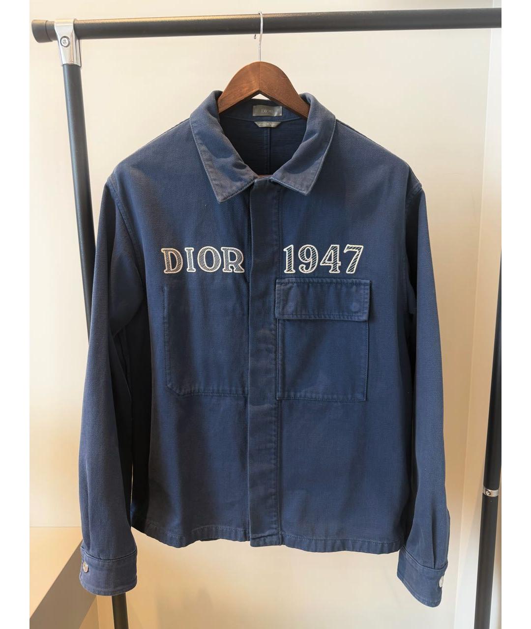 CHRISTIAN DIOR Темно-синяя деним куртка, фото 5