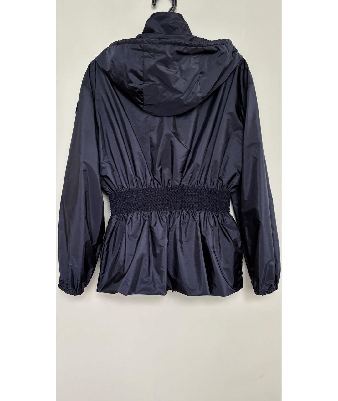 MONCLER Темно-синяя полиамидовая куртка, фото 2