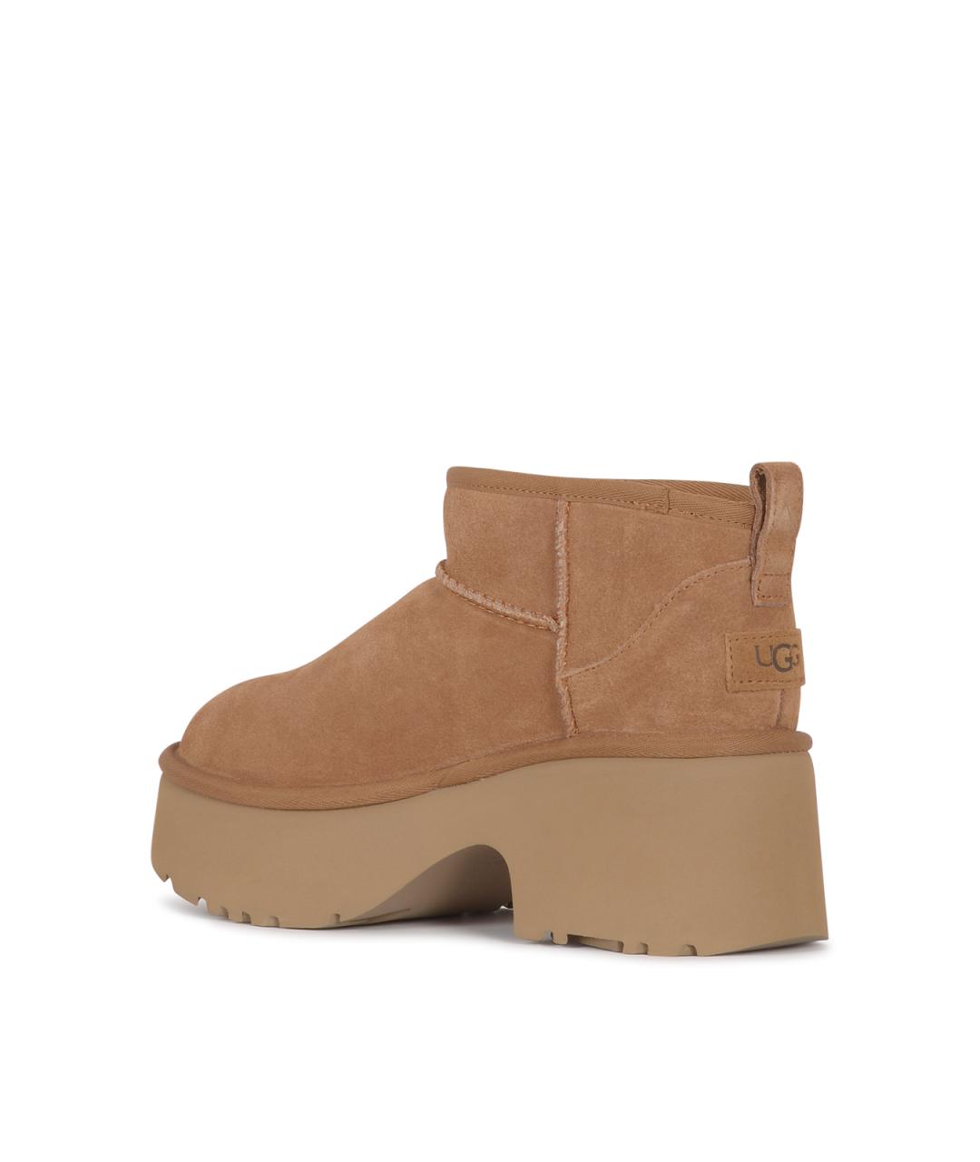 UGG Коричневые замшевые ботинки, фото 3